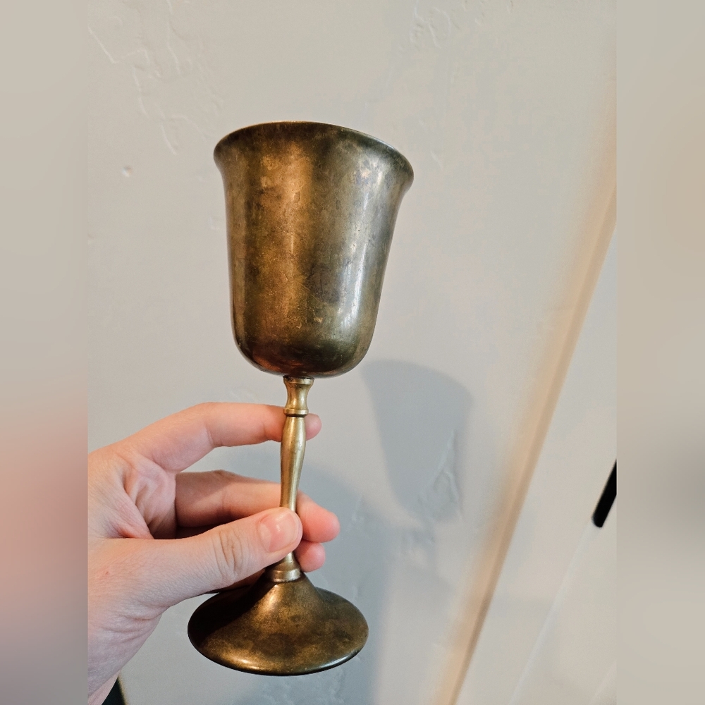 Brass Goblet from India